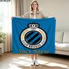 1PC Club Brugge KV Custom Name Patterned Flannel Blanket Suitable For All Seasons for Home Decor Warmth and Comfort Gifts Holiday Present