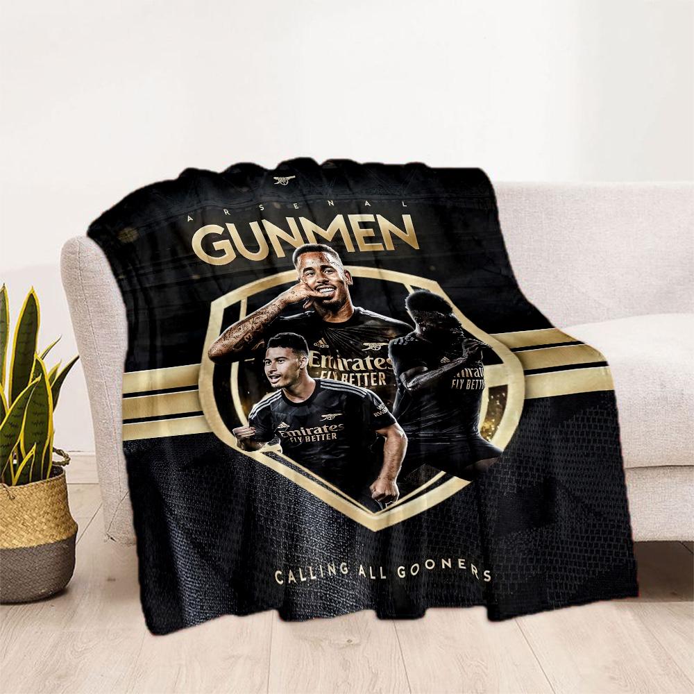 Arsenal Blanket Soft Warm Cozy Perfect for Seaside Bedding Office Chair All-Season Use Playful Design Birthday Christmas Gift Blanket