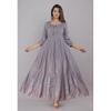 Damsk Design Rayon Anarkali Kurta Klänning Indisk Bollywood Tryckt Kurti Klänning SC-2134