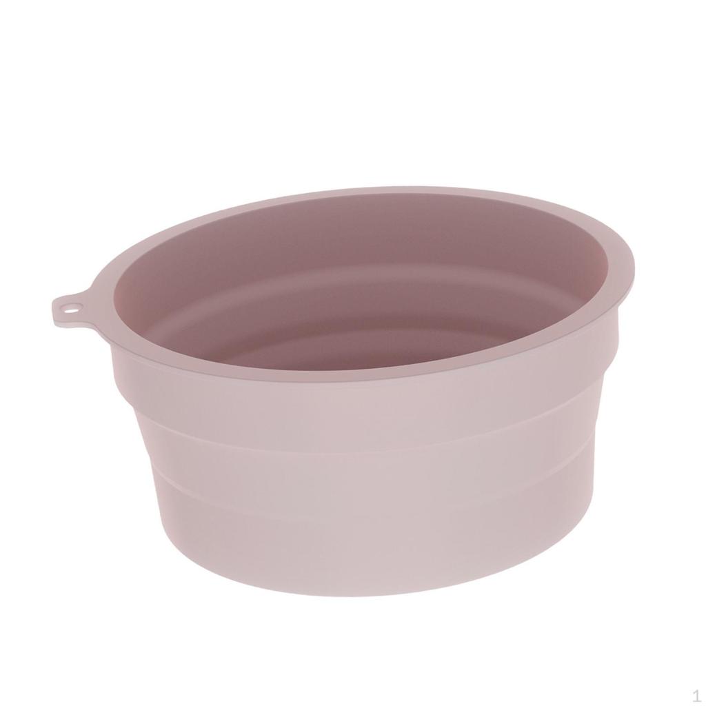 Składana miska do twarzy, pojemnik na lód do napojów, narzędzie SPA, wielofunkcyjna okrągła miska do kąpieli twarzy na wędrówki