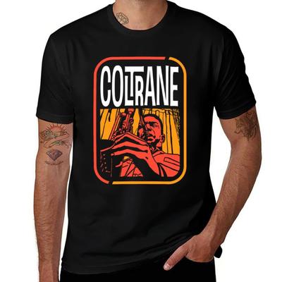 John Coltrane T-shirt Sport Casual Kortärmad Bomulls-T-shirt