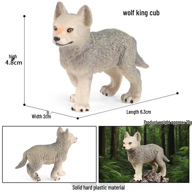 Cross-Border Christmas Wildlife Toy Set: White-tailed & Sika Deer Static Model