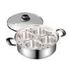 Steamer Egg Poacher Stainless Steel Steamer Poached Egg Maker Pot Egg Poaching  Pan Cooker Pot Kitchen Cooking Pot Tools