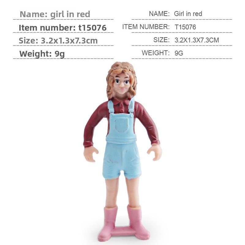 Simulated Diver Veterinarian Farmer Worker Postal Worker Toy Model Ornament For Collectors And Play