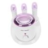 Chauffeur de cire 4 en 1 Anti-brûlure Chauffe-cire roll-on Pot unique Couvercle transparent 220W pour usage domestique Prise US 110V