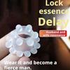 Men Delay Ring with 3 Layer Silicone Beads Anti-slip Lock Ring for Extended Intimacy