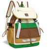 Travel Backpack Color Contrast Backpack Large Capacity Lightweight Student Schoolbag
