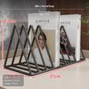 2Pack Iron Triangle Desk book storage rack, Minimalist Magazine Holder, Open