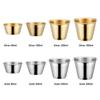 304 Stainless Steel Seasoning Dish Mustard/Salad/Tomato Fries Ketchup Sauce Cup Multifunctional Silver Gold Condiment Container