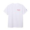 Champion Short Sleeve Crew Quick Highly Antibacterial and Odor Rubber Short Sleeve White T-Shirt, Neck, Drying, Breathable, Resistant, Print, T-Shirt,