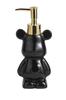 Queen-b Soap Dispenser, Bear Design, Glitter, Stylish, Cute Bear, Refillable Container, Nordic Style, Manual Dispenser Bottle, Shampoo, Conditioner,