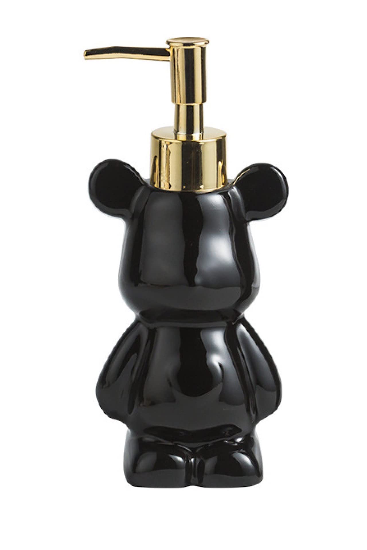 

Queen-b Soap Dispenser, Bear Design, Glitter, Stylish, Cute Bear, Refillable Container, Nordic Style, Manual Dispenser Bottle, Shampoo, Conditioner,