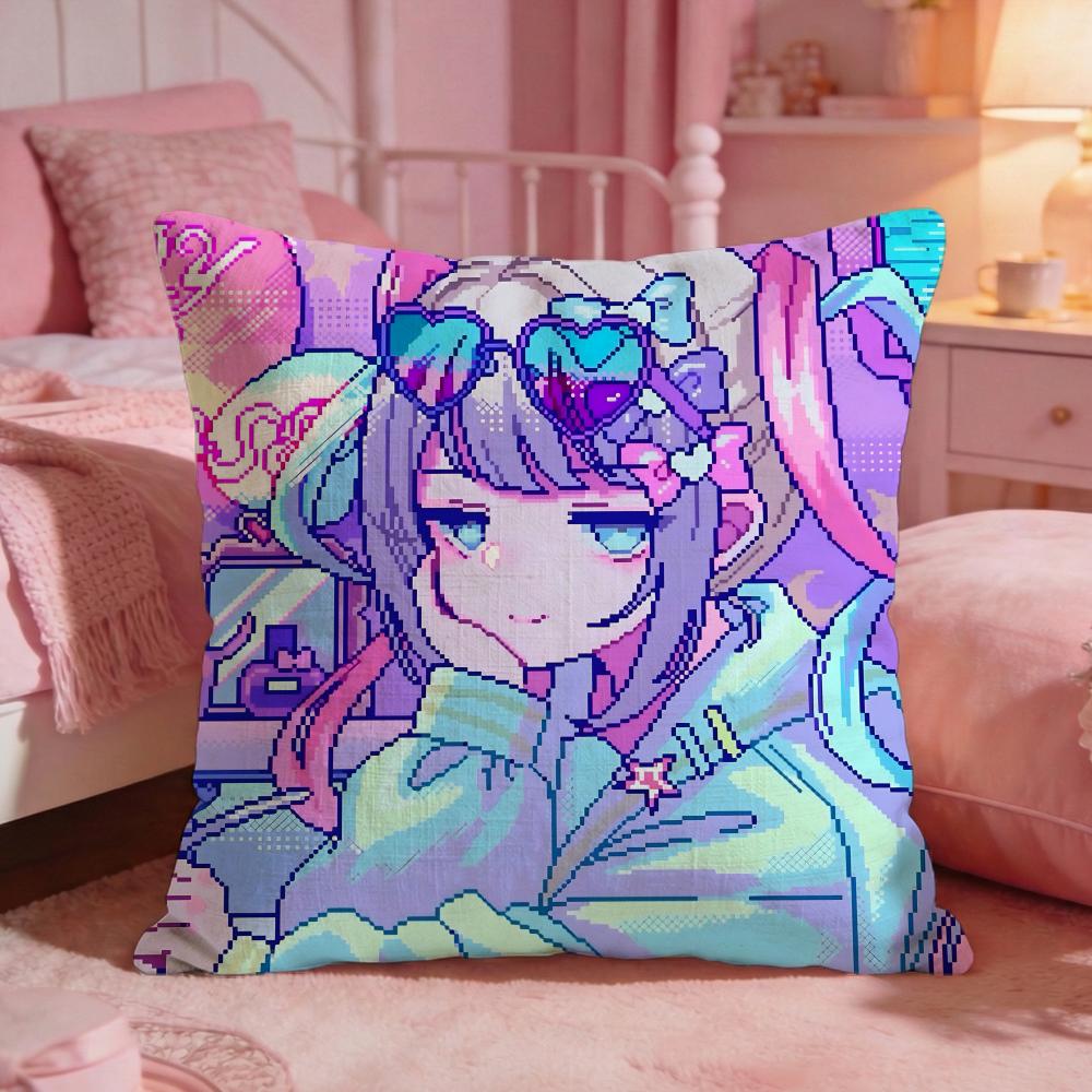 nNEEDY GIRL OVERDOSEs Cushion Cover Premium Comfort Reversible Pillow Cove Two In One Design for Any Room Car Interior