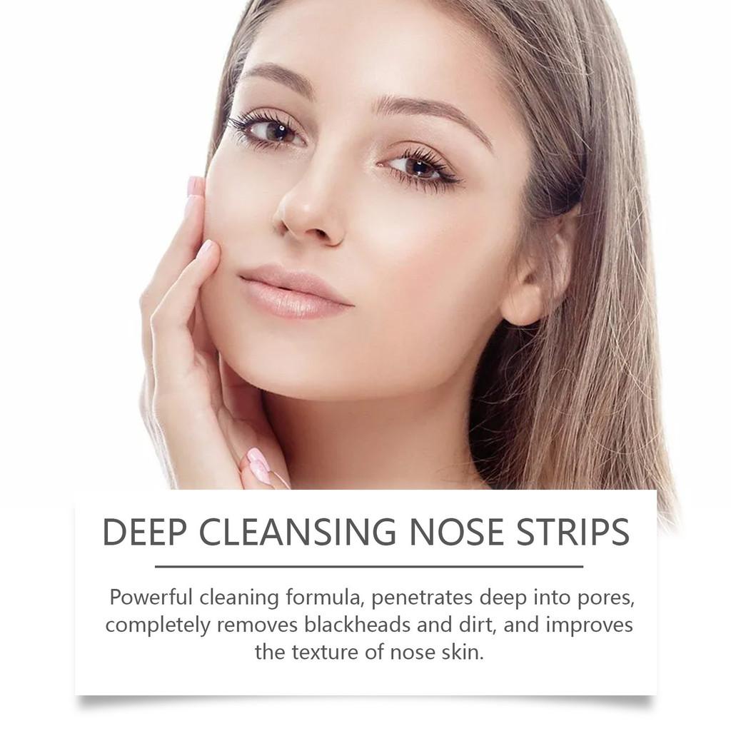 Jaysuing Blackhead Nose Pore Strips Deep Cleansing Gentle Peel Off Mask For Clear Skin