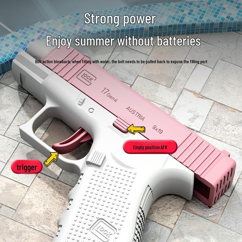 

Compact Manual Burst Water Gun Toy for Kids - Trendy Summer Essential
