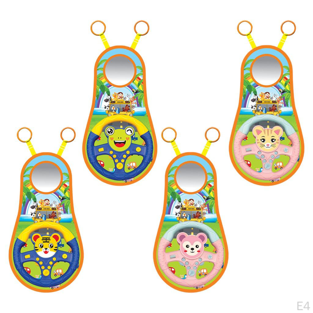 Motor Toddler Toy Sound Interactive Play Steering Wheel