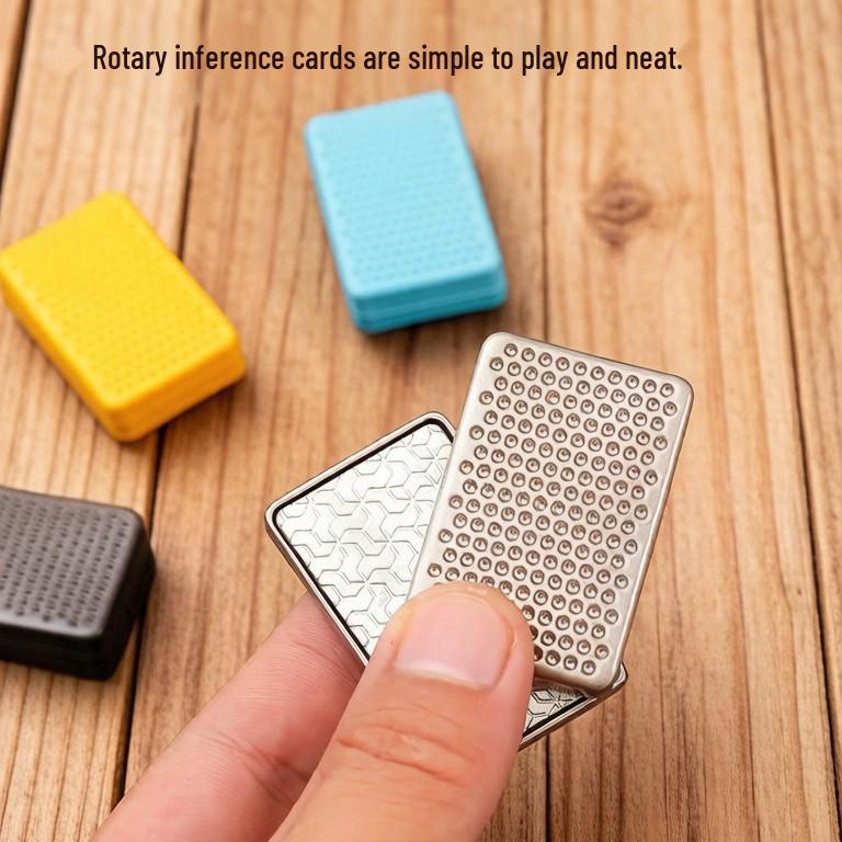 Infinite Tuning Fork Magnetic Card Flip EDC Stress Relief Toy