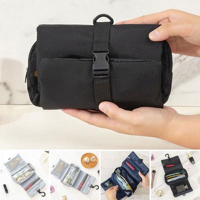 With Hook Foldable Toiletry Bag 3-in-1 Multi-Functional Travel Washing Bag Waterproof Detachable Hanging Organizer Bag Bathroom