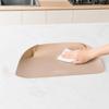 2Pcs Pet Food Mats Waterproof Non Slip Cat Meal Mat Faux Leather Pet
