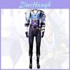 Original Genshin Impact Cosplay Costume Set For Kaeya Ethnic Tribal Print Design