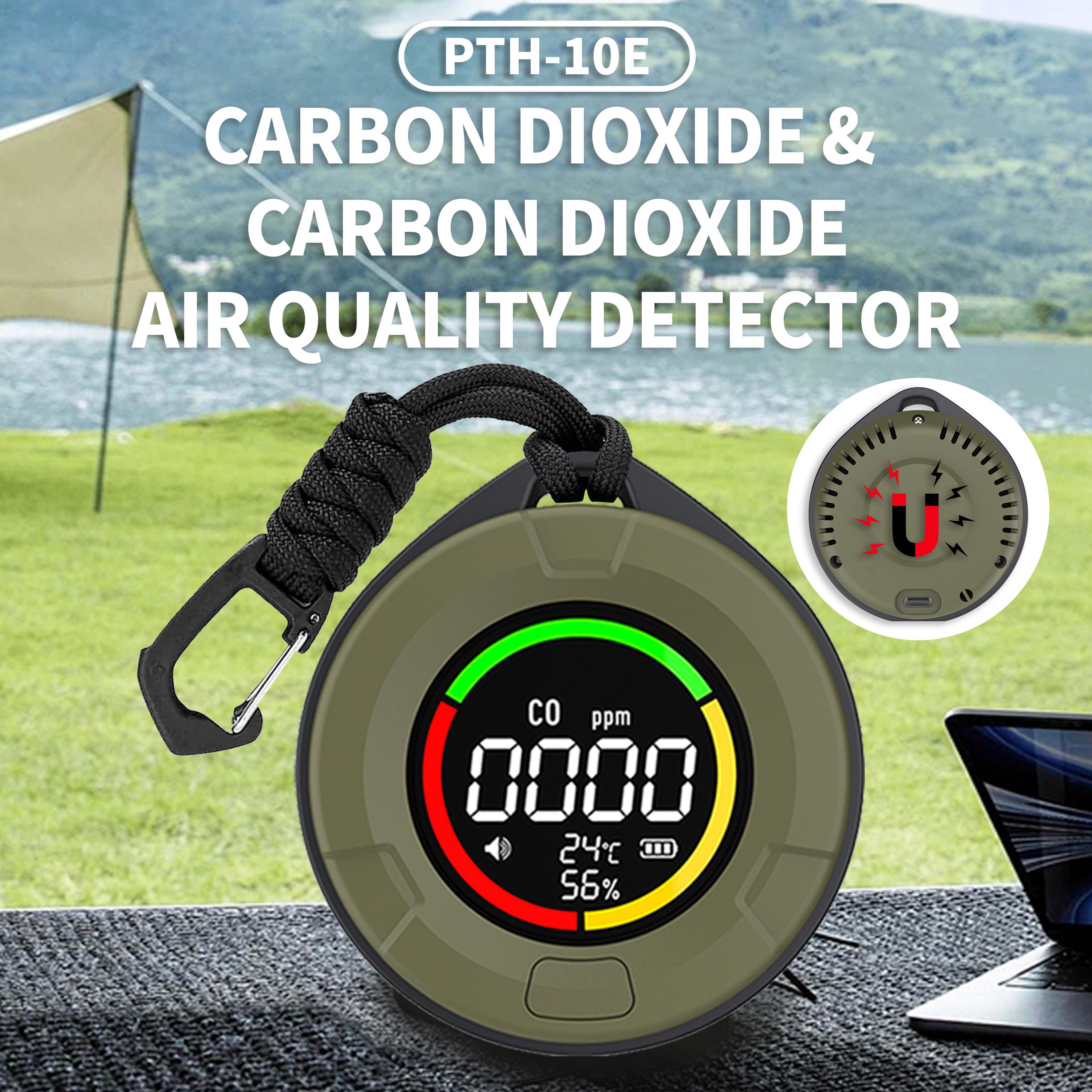 

For Protmex Digital Air Quality Detector CO2 CO Temperature Humidity Monitor Tester Carbon Dioxide LCD Rechargeable Detector