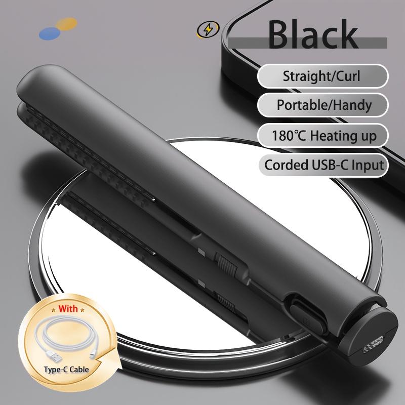 Portable Mini Hair Straightener Lightweight 180 Degrees Celsius Constant Temperature Control, Suitable for Bangs and Short Hair