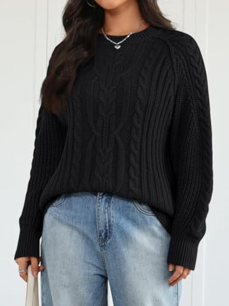 New Arrival 2025 - Women's Solid Color Casual Commuting Sweater Tops - European & American Style