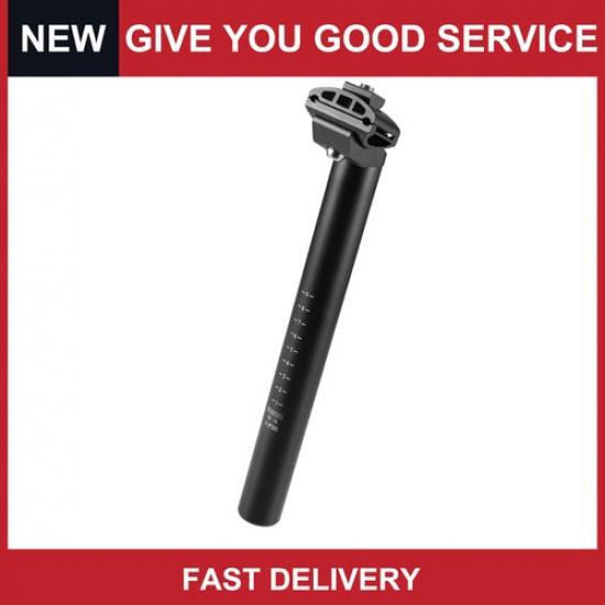 Universal 31.6x300mm Bike Seat Post Bicycle Mountain Bike Black Pack of 1