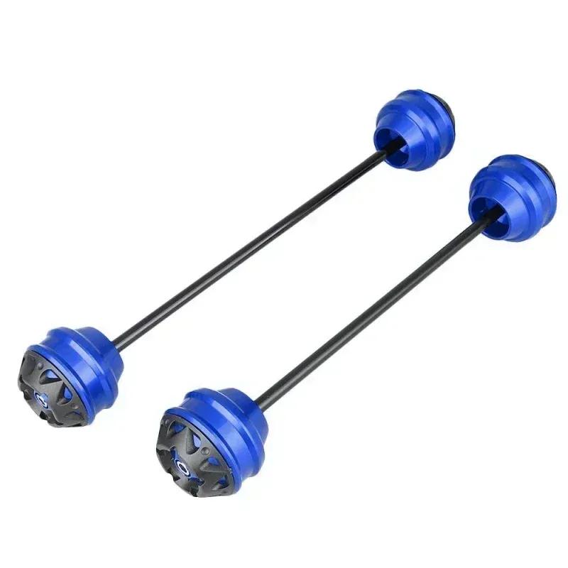 For Kawasaki Ninja 636 ZX-6R ZX-10R ZX-14R ZZR1400 GTR1400 Front Rear Wheel Protector Axle Fork Crash Slider Motor