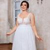 Evening Dress, Light Luxury, Plus Size, for Chubby Girls, Party, European and American Style Wedding Dress, Wedding Dress White