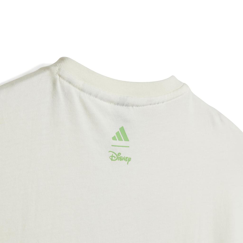 Adidas Short Sleeve Kids Disney MM KLJ60 Off Burst T-Shirt White/Lime (JL9169)