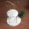 Plush Faux Sheepskin Butterfly Chair & Bar Stool Cushion with Long Hair