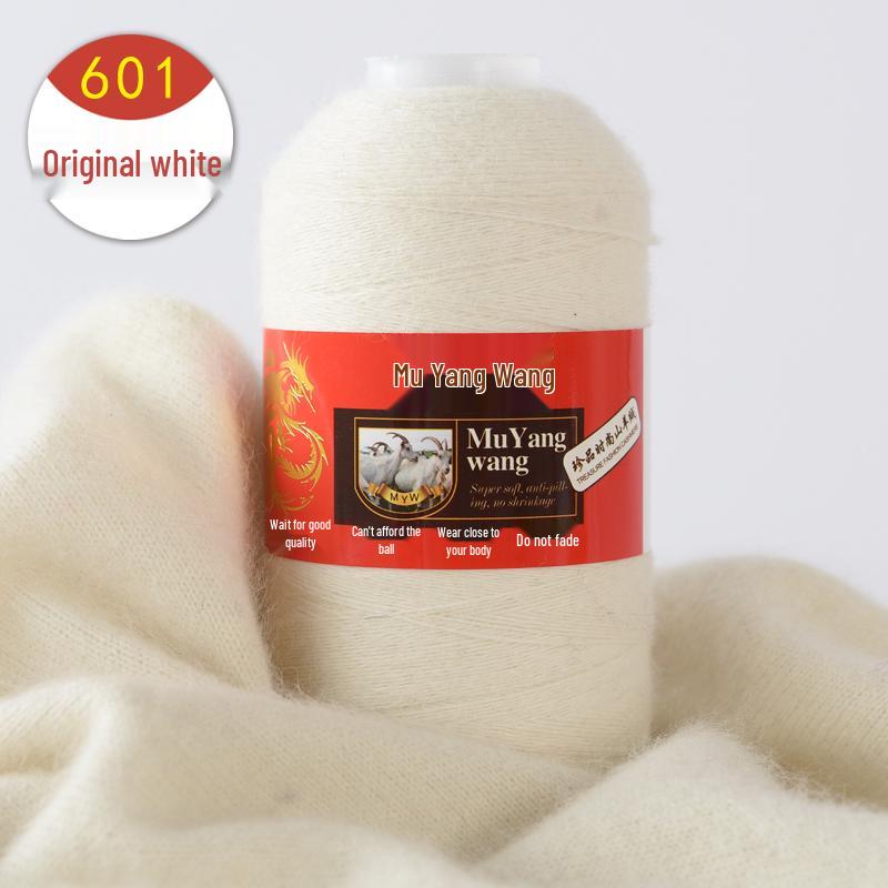 Pure Cashmere Machine-Knitted Medium-Fine Yarn for Hand-Knitting Scarves and Baby Items