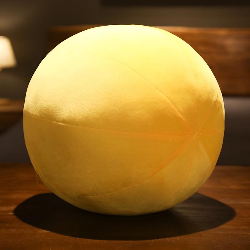 Nordischer Stil Runde Kugel Kissen Samt Sitz Hocker Gefülltes Kissen Raum Sofa Dekor Weiches Kugel Kissen Taille Rücken Kissen