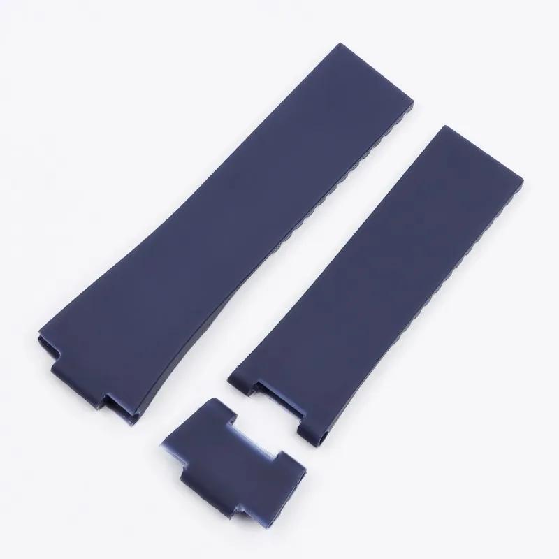 For Athens Observation Navigation 1183 Men Women Waterproof For Ulysse Nardin Silicone Rubber Watchband 25mm-12mm Watch Straps