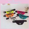 Trendy Children's Canvas Crossbody Bag Stylish Boys And Girls Fashionable Waist Pouch