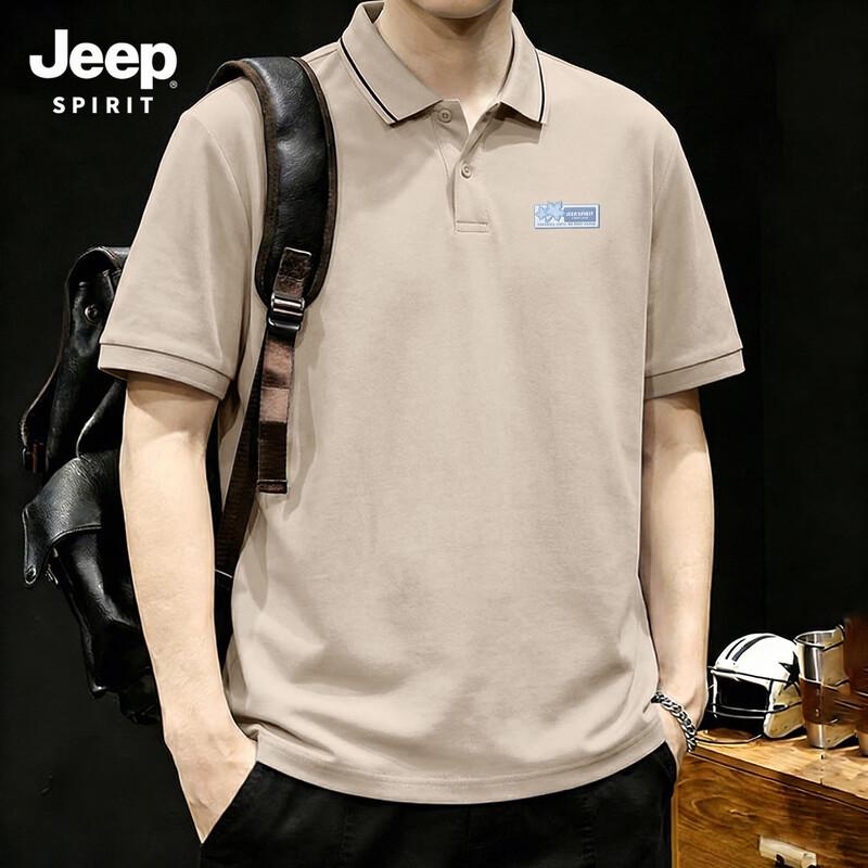 JEEP SPIRIT Men's 2026 Summer Short-Sleeve Polo Shirt