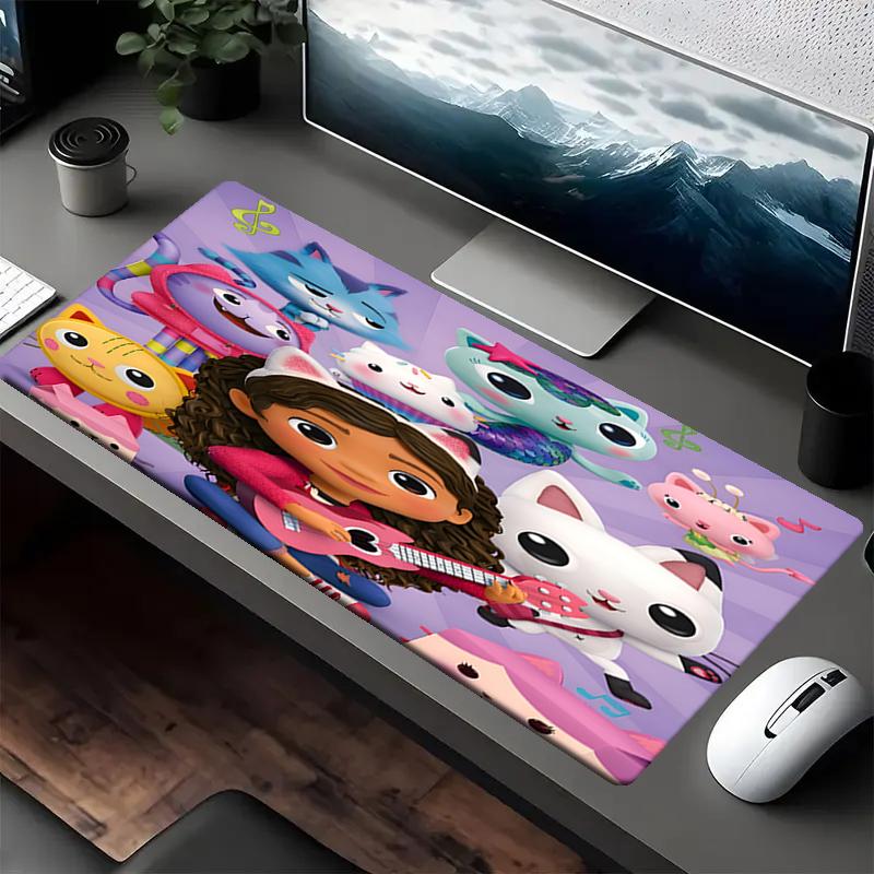 Gabby Theme Mouse Pad, Non Slip Rubber Base, Multifunctional Office & Home Decor, Perfect for Workspace Personalization.