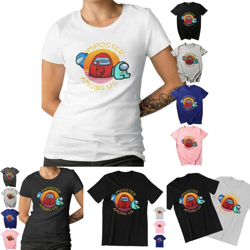 Adult Ladies Mens Game Tshirt Imposter Gaming Tops Tshirt