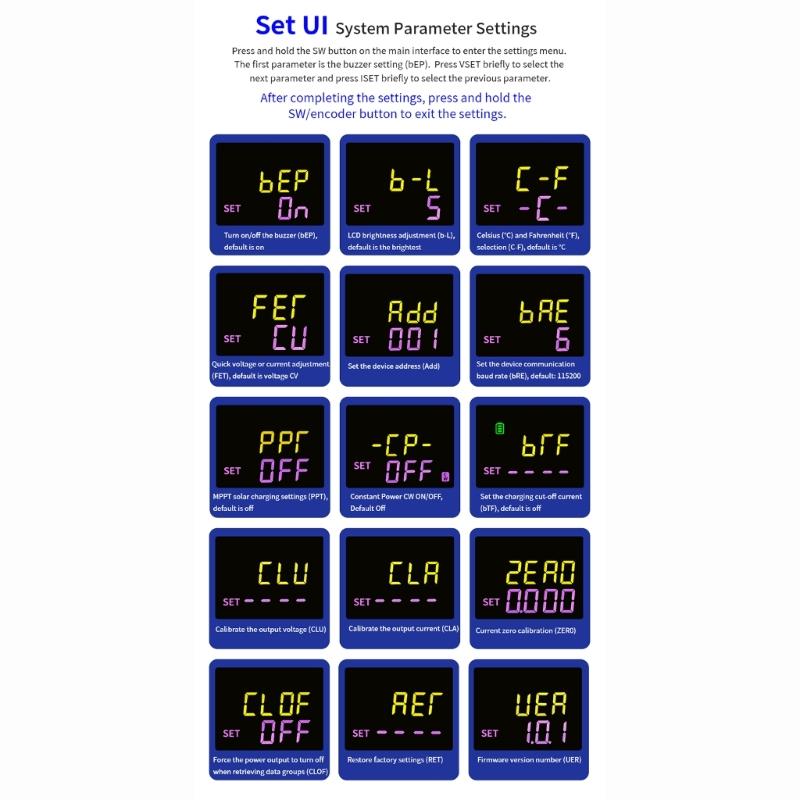 Gleichstrom Abwärtswandler Step-Down Modul Stromversorgung Ausgang 0-36V 6A Einstellbares Netzteilmodul