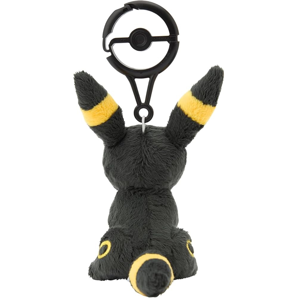 Pokemon Center Original Blacky Mascot with Carabiner Keychain Plush Toy
