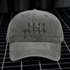 Pc Black Denim Baseball Cap Lightweight Printed WomenS Hat Trendy MenS Versatile Hat Ideal Gift for Parties And Birthda