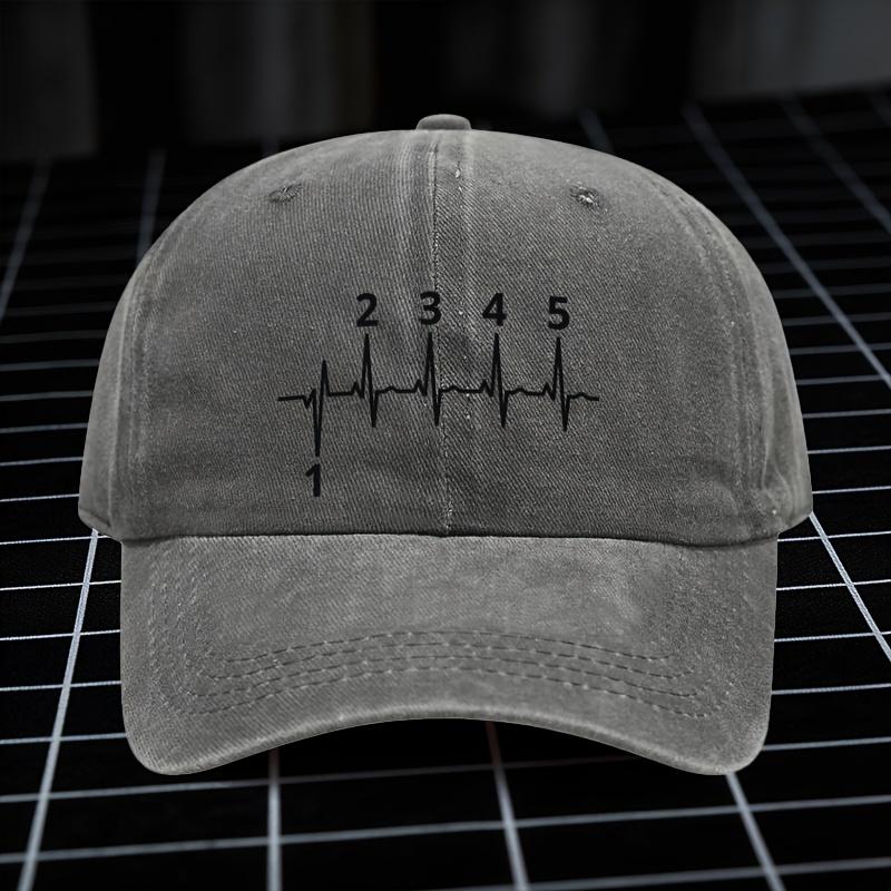 Pc Black Denim Baseball Cap Lightweight Printed WomenS Hat Trendy MenS Versatile Hat Ideal Gift for Parties And Birthda