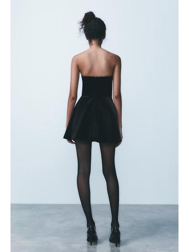 2024 Autumn/Winter High-End Velvet Jumpsuit Dress for Women