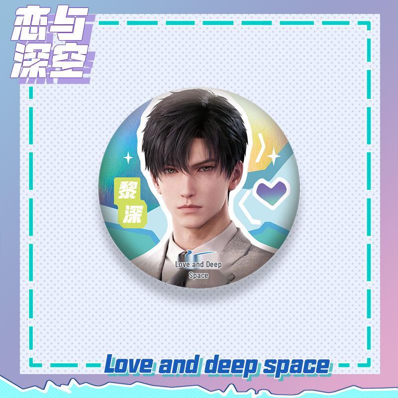 

Гу Мин x Love & Deepspace Акриловая многослойная подставка: Дизайн корешка билета и настраиваемый значок 75 мм с двойной заливкой High Definition Printing Double-Sided Layer