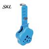 Cleaning Tablet Dispenser for Toilet Tank Holder, Adjustable Hanging Controlled Dispenser, with Rustproof Bleach Storage Basket Hook, Plastic Carrier