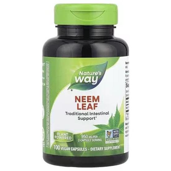 

Nature s Way-Neem, Leaf, 950 mg., 100 Capsules