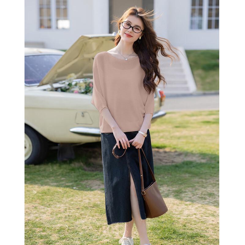 Mocana Women's Urban Casual 3/4 Sleeve Knit Top MKNJD3632