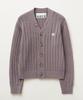 Seteo Faro Oversized Boucle Cardigan Vintage Purple (Type C)