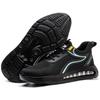 JB9191 Factory Sourcing New Breathable Mesh Safety Shoes Comfortable Slip Resistant Safety Shoes   Men Black Sports Shoes